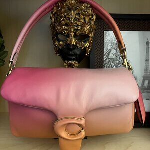 NWT Coach Pillow Tabby 26 Small Petunia Multi Ombre Nappa Leather Shoulder Bag
